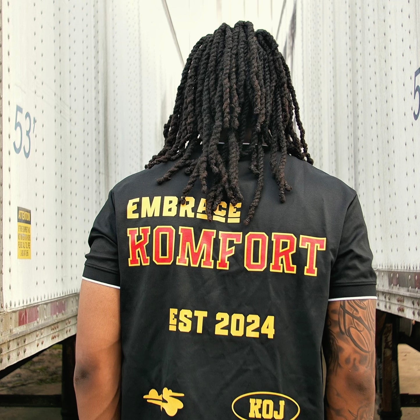 “Embrace Komfort-Red\Yellow”- Tee