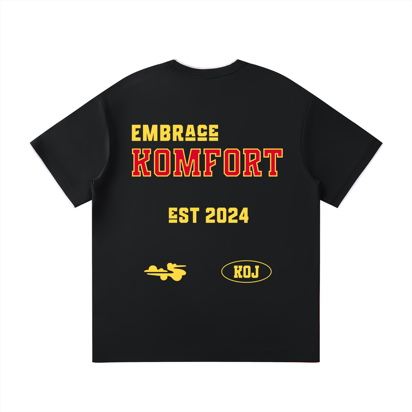 “Embrace Komfort-Red\Yellow”- Tee