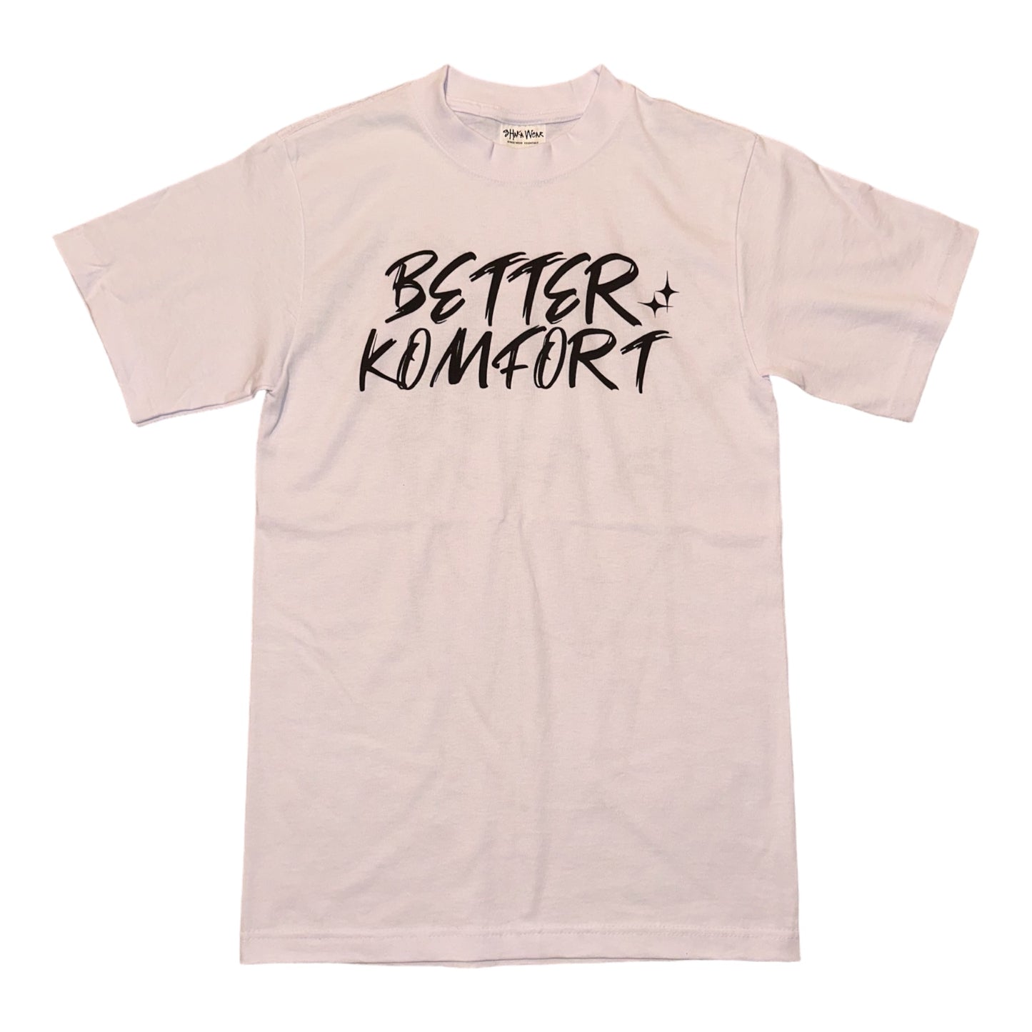 Hand Drawn Girl Graphic T-shirt - White